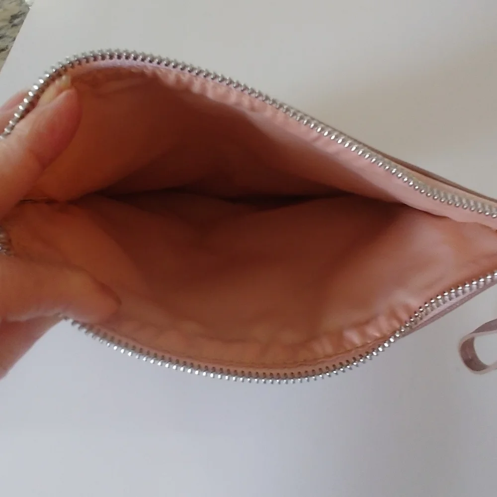 Metallic Rose/Gold Cosmetic Bag/clutch